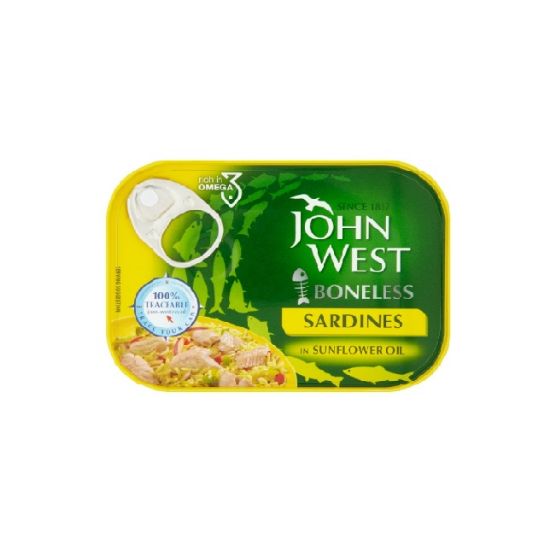 Picture of John West Boneless Sardines In Sunflower Oil 95gm