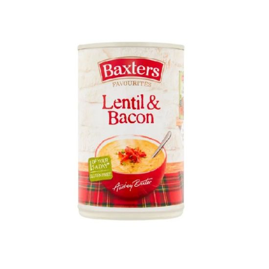 Picture of Baxters Favourites Lentil & Bacon Soup 400gm
