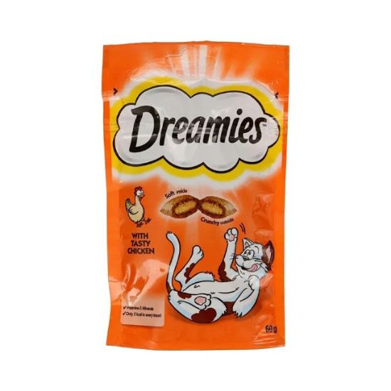 Picture of Dreamies Cat Food With Tasty Chicken 60gm