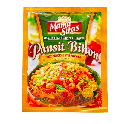 Picture of Mama Sita's Pansit Bihon (Rice Noodle Stir Fry) Mix 40gm