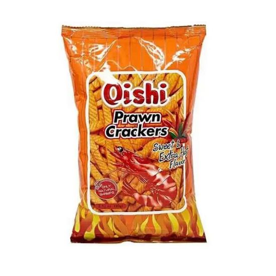 Picture of Oishi Prawn Crackers Sweet & Extra Hot Flavor 60gm