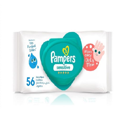 Picture of Pampers Baby Wipes Sensitive Protect 56's