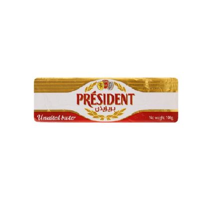 Picture of President French Butter Unsalted 100gm