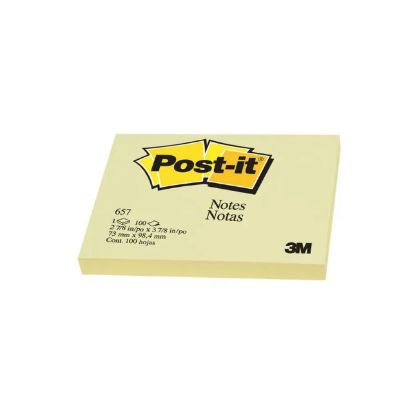Picture of Post It Pad Yellow 3x4 657 1pc