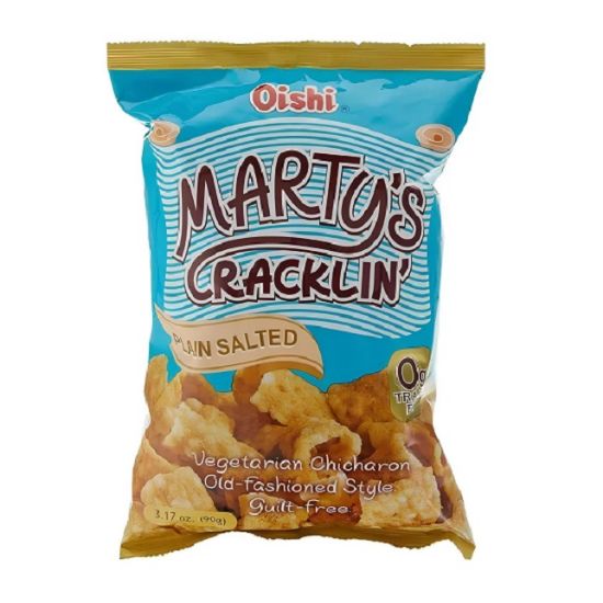 Picture of Oishi Marty'S  Cracklin Plain Salted 90Gm