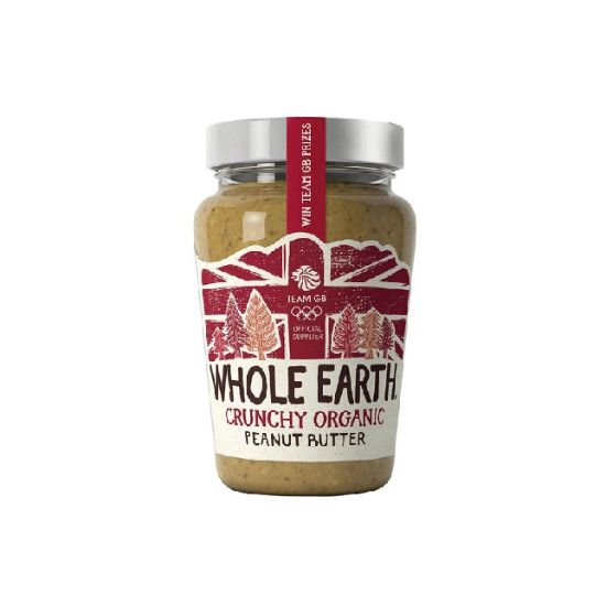 Picture of Whole Earth Crunchy Organic Peanut Butter 340gm