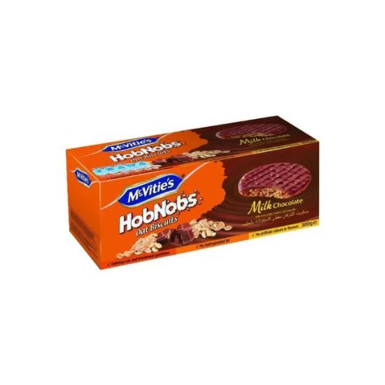 Picture of Mcvitie's Hobnobs Oat Biscuits Milk Chocolate 300gm