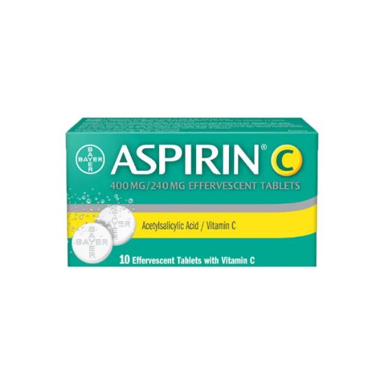 Picture of Aspirin Tablets Vitamin C 10's