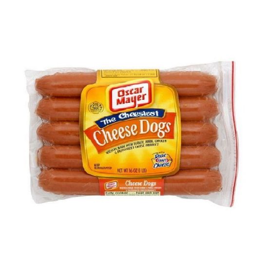 Picture of Oscar Mayer Cheese Hotdogs 1lbs