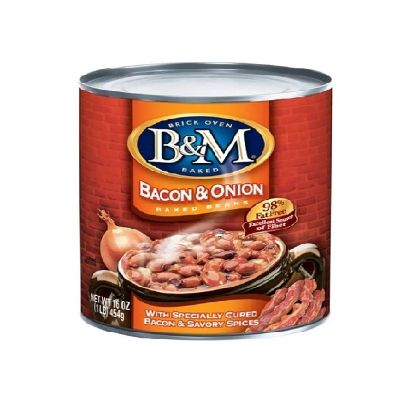 Picture of B&M Bacon & Onions Baked Beans 16oz