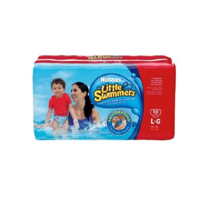 Picture of HUGGIES LITTLE SWIMMER, Swim Pants Diaper, Size Large,  10 Swim Pants