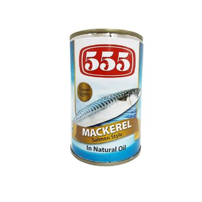 Picture of 555 Mackerel Salmon Style In Natural Oil 425gm
