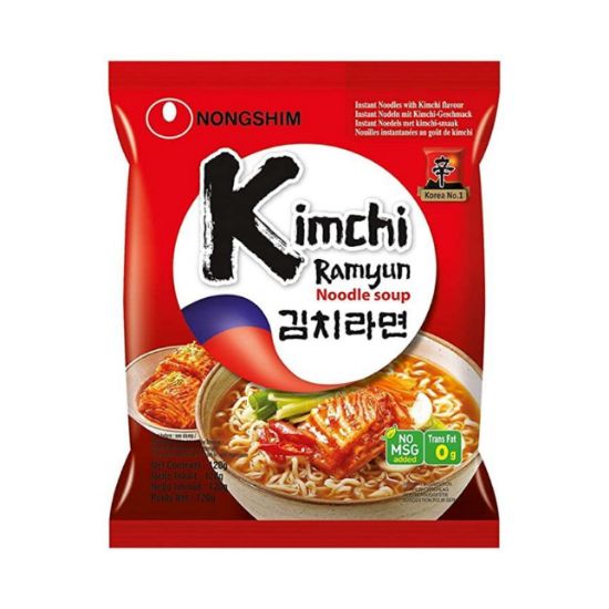 Picture of Nongshim Kimchi Ramyun Noodle Soup/Mee Sup 120gm