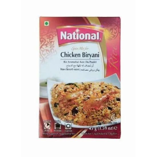 Picture of National Chicken Biryani Masala Spice Mix 45gm