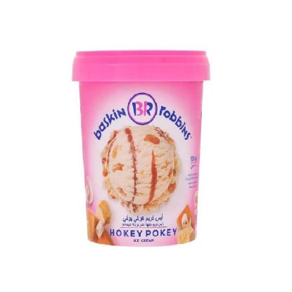 Picture of Baskin Robbins Ice Cream Caramel Honeycomb Candy 500ml