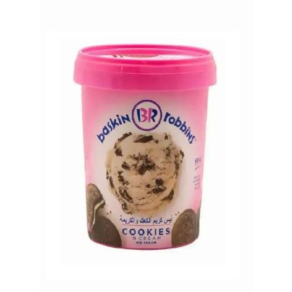 Picture of Baskin Robbins Cookies & Cream Ice Cream 500ml