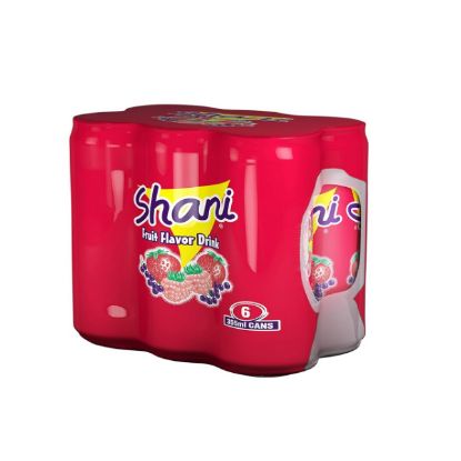 Picture of Shani Fruit Flavor Drink Can, 6 x 330ml