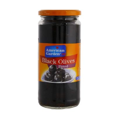 Picture of American Garden Olives Black Pitted 212gm
