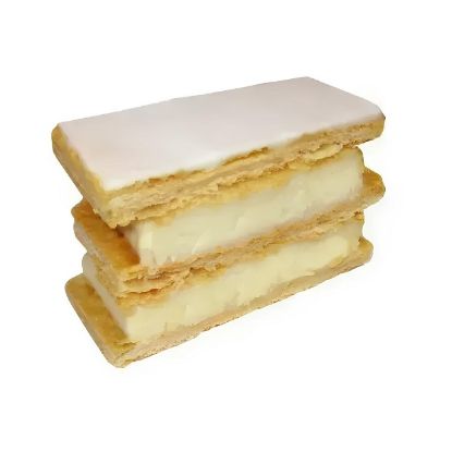 Picture of Bread Basket Vanilla Cake Slice 1Pc