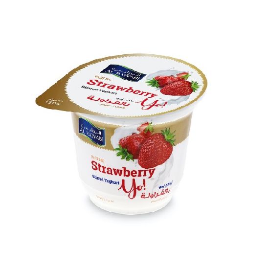 Picture of Al Rawabi Yogurt Pot Strawberry, 130gm