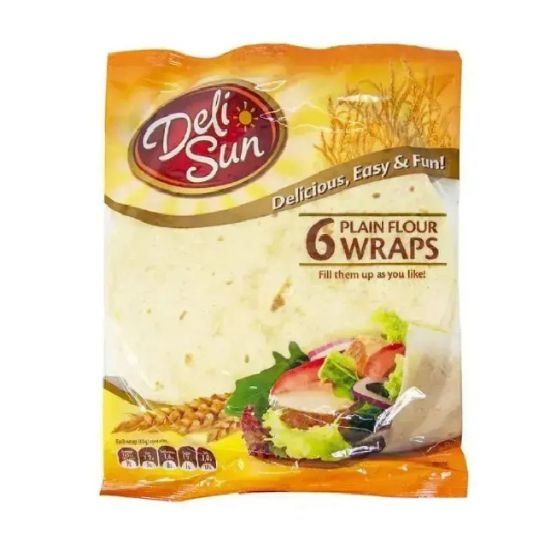 Picture of Deli Sun Plain Flour Wrap Tortilla 360gm