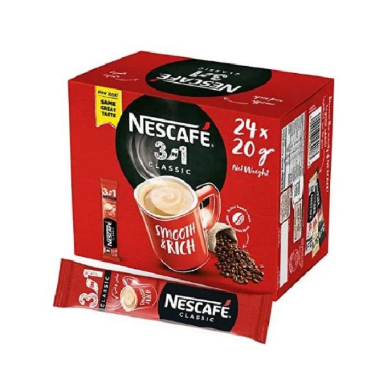 Picture of Nescafe 3In1 Classic Instant Coffee 24x20gm