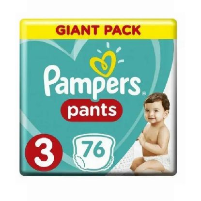 Picture of Pampers Baby Care Pants Medium 3 76's
