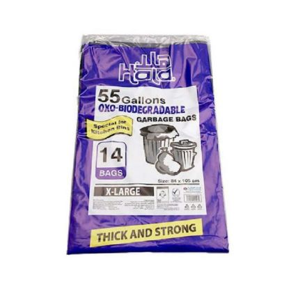 Picture of Hala Garbage Bag Biodegradable 55gallon 14'S