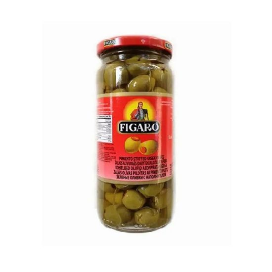 Picture of Figaro Stuffed Green Olives With Pimiento Paste 340gm
