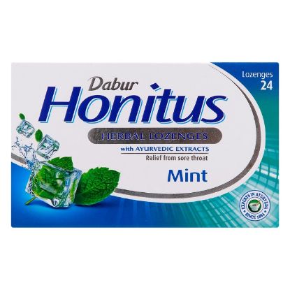 Picture of Dabur Honitus Herbal Lozenges Mint 24's 1Pack