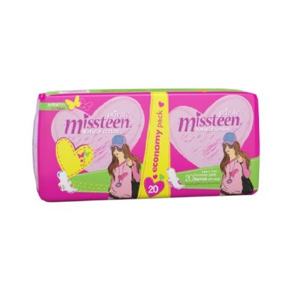 Picture of Private Missteen Cotton Normal Wings Pads 20's