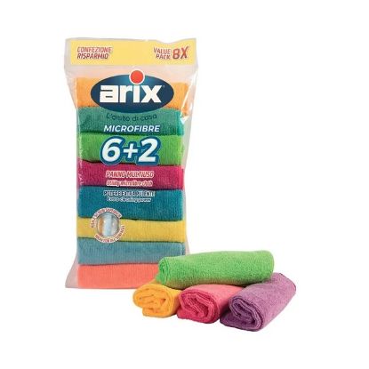 Picture of Arix Cloth Microfiber Assorted 6+2 8's