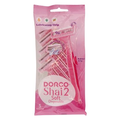 Picture of Dorco Shai 2 Soft Disposable Razor Blades 5's