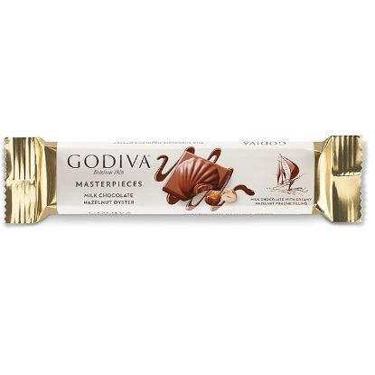 Picture of Godiva Masterpieces Milk Chocolate Hazelnut Oyster 12x30gm