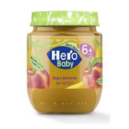 Picture of Hero Baby Food Peach Banana 125gm 6+Month