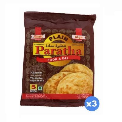 Picture of Hayat Frozen Plain Paratha triple-pack 3x400gm