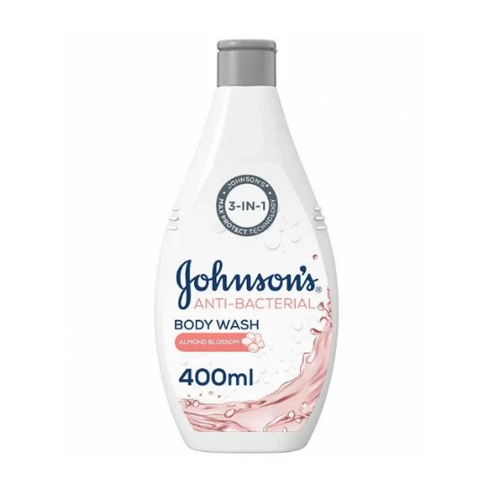 Picture of Johnson's Body Wash Anti Bacterial 3In1 Almond Blossom 400ml