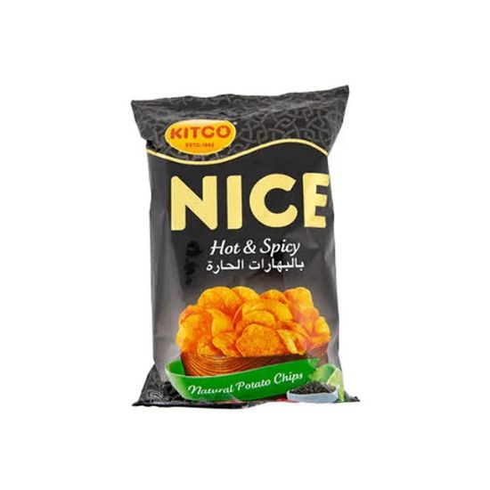 Picture of Kitco Nice Hot & Spicy Potato Chips 170gm