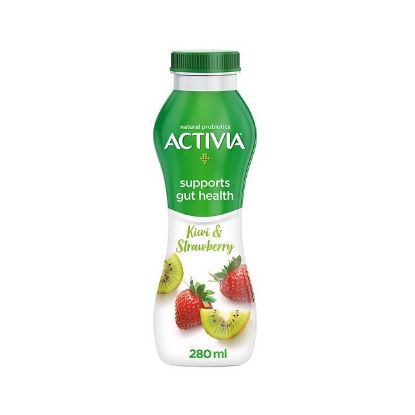 Picture of Activia Kiwi & Strawberry Yogurt, 280ml