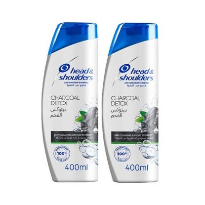 Picture of Head & Shoulders Shampoo Charcoal 2x400ml
