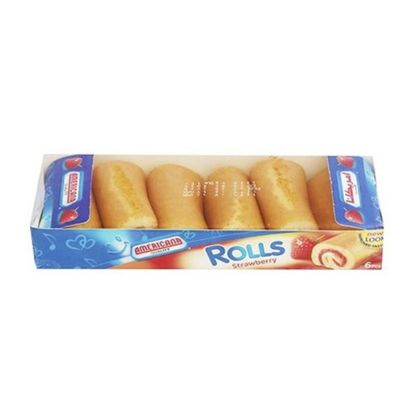 Picture of Americana Mini Swiss Roll Cake Strawberry 130gm