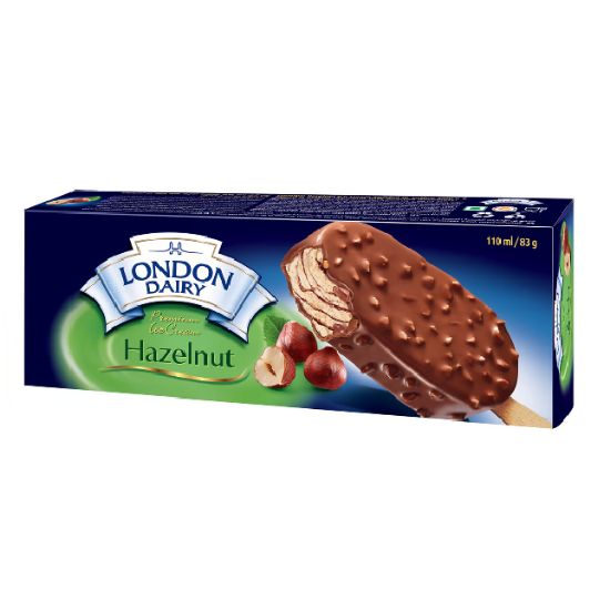 Picture of London Dairy Ice Cream Cone Chocolate Hazelnut 110ml