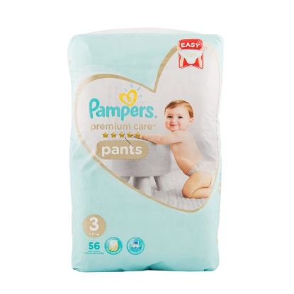 Picture of Pampers Premium Care Pants Medium 3 6-11kg 56's