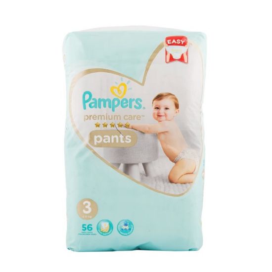 Picture of Pampers Premium Care Pants Medium 3 6-11kg 56's