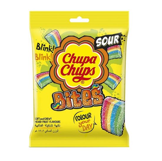 Picture of Chupa Chups Sour Bites Mixed Fruit Flavour 90gm
