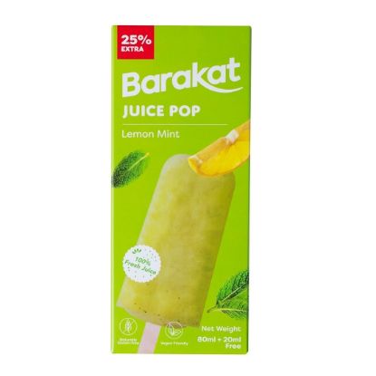 Picture of Barakat Lemon Mint Juice Pop 80 ml
