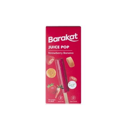 Picture of Barakat Strawberry Banana Juice Pop 4x50ml