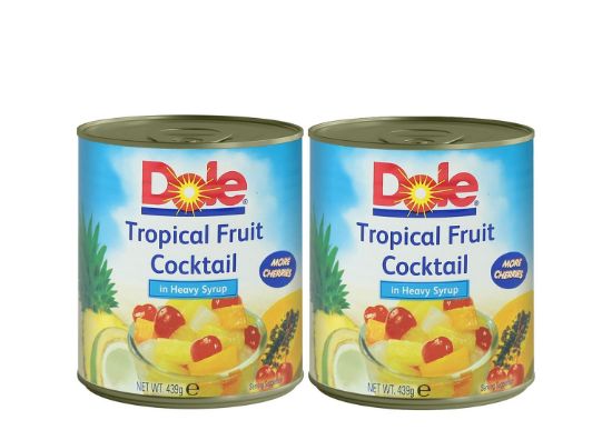 Picture of Dole Tropical Fruit Cocktail Tin, 2x439g