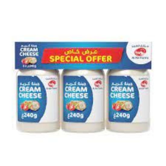 Picture of Al Ain Farms Cream Cheese, 3x240gm